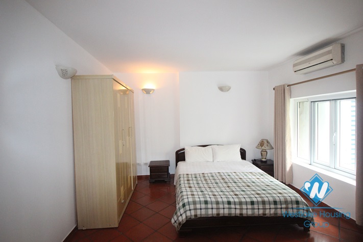 Rental apartment with one bedroom in Tay Ho street, Ha Noi